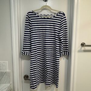 Lily Pulitzer Blue & White Striped jersey dress